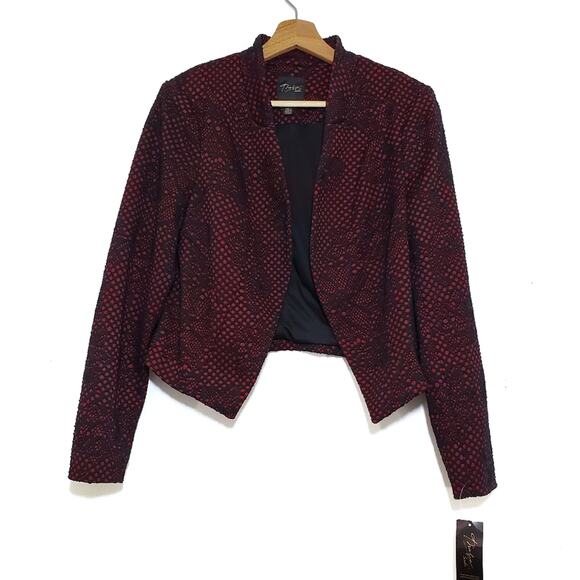 NWT Thalia Sodi | Pamplona Waterfall Open Front Blazer - Picture 1 of 8